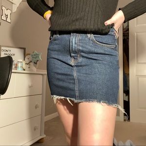 Dark wash Denim skirt